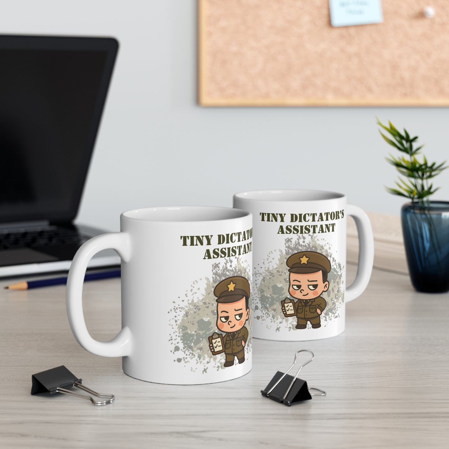 Tiny Dictator's Assistant 11oz White Ceramic Mug
